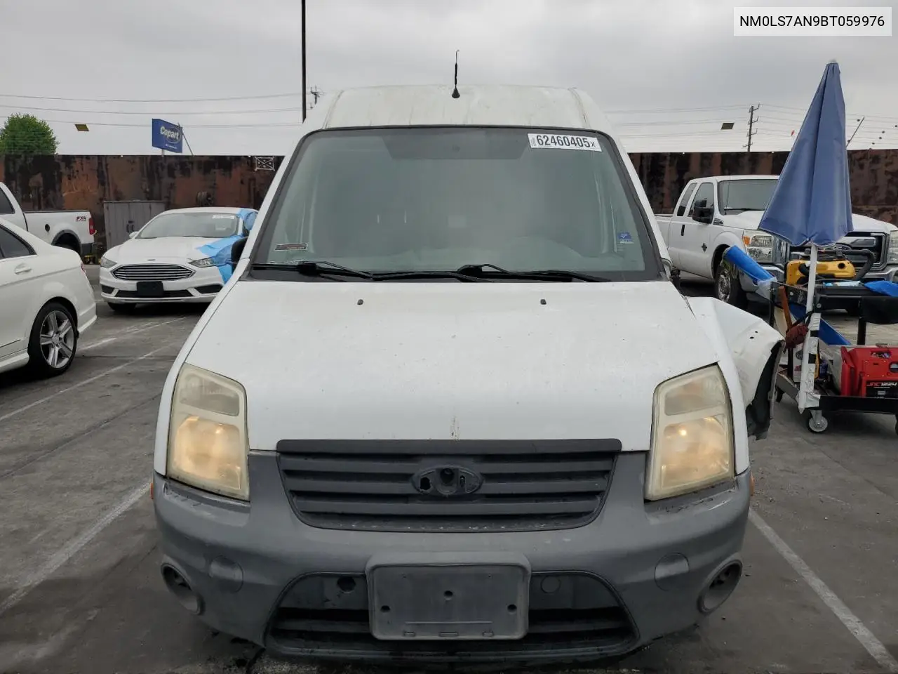 2011 Ford Transit Connect Xl VIN: NM0LS7AN9BT059976 Lot: 62419215