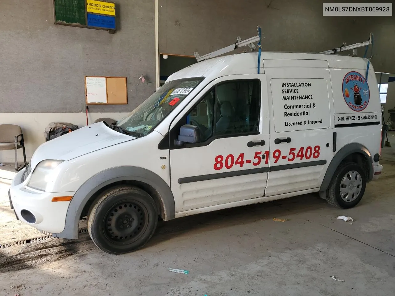 2011 Ford Transit Connect Xlt VIN: NM0LS7DNXBT069928 Lot: 88872355
