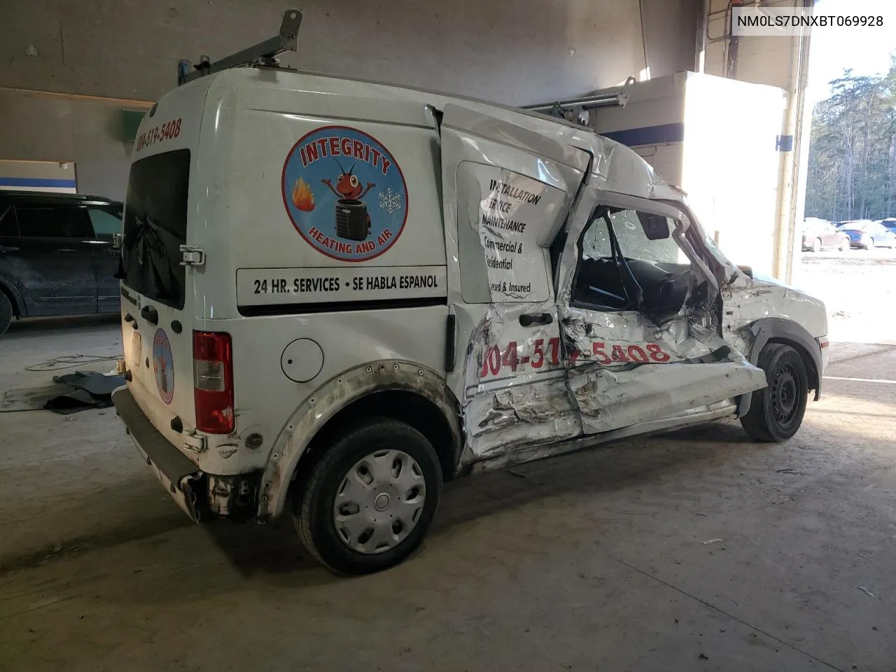 2011 Ford Transit Connect Xlt VIN: NM0LS7DNXBT069928 Lot: 88872355
