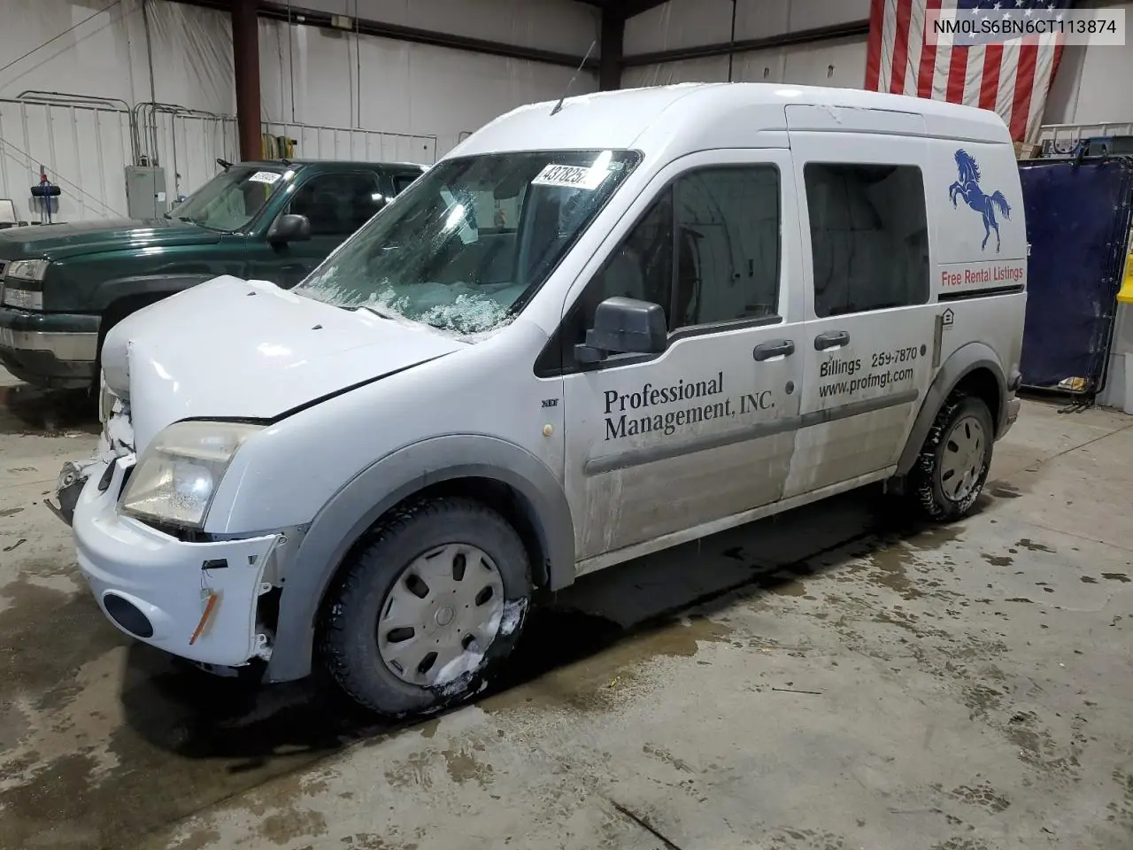 2012 Ford Transit Connect Xlt VIN: NM0LS6BN6CT113874 Lot: 43782525