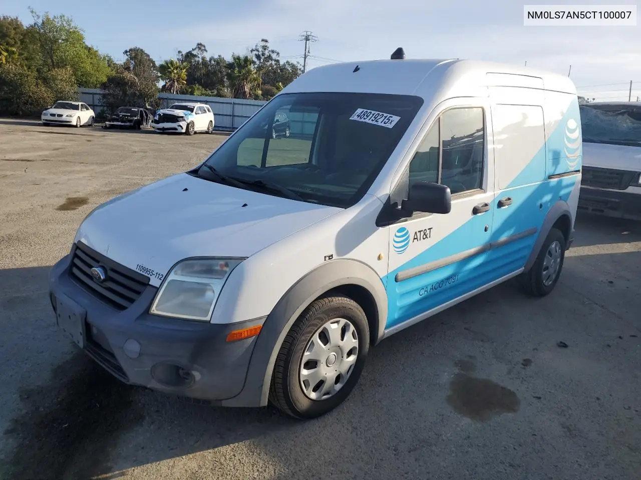 2012 Ford Transit Connect Xl VIN: NM0LS7AN5CT100007 Lot: 48919215