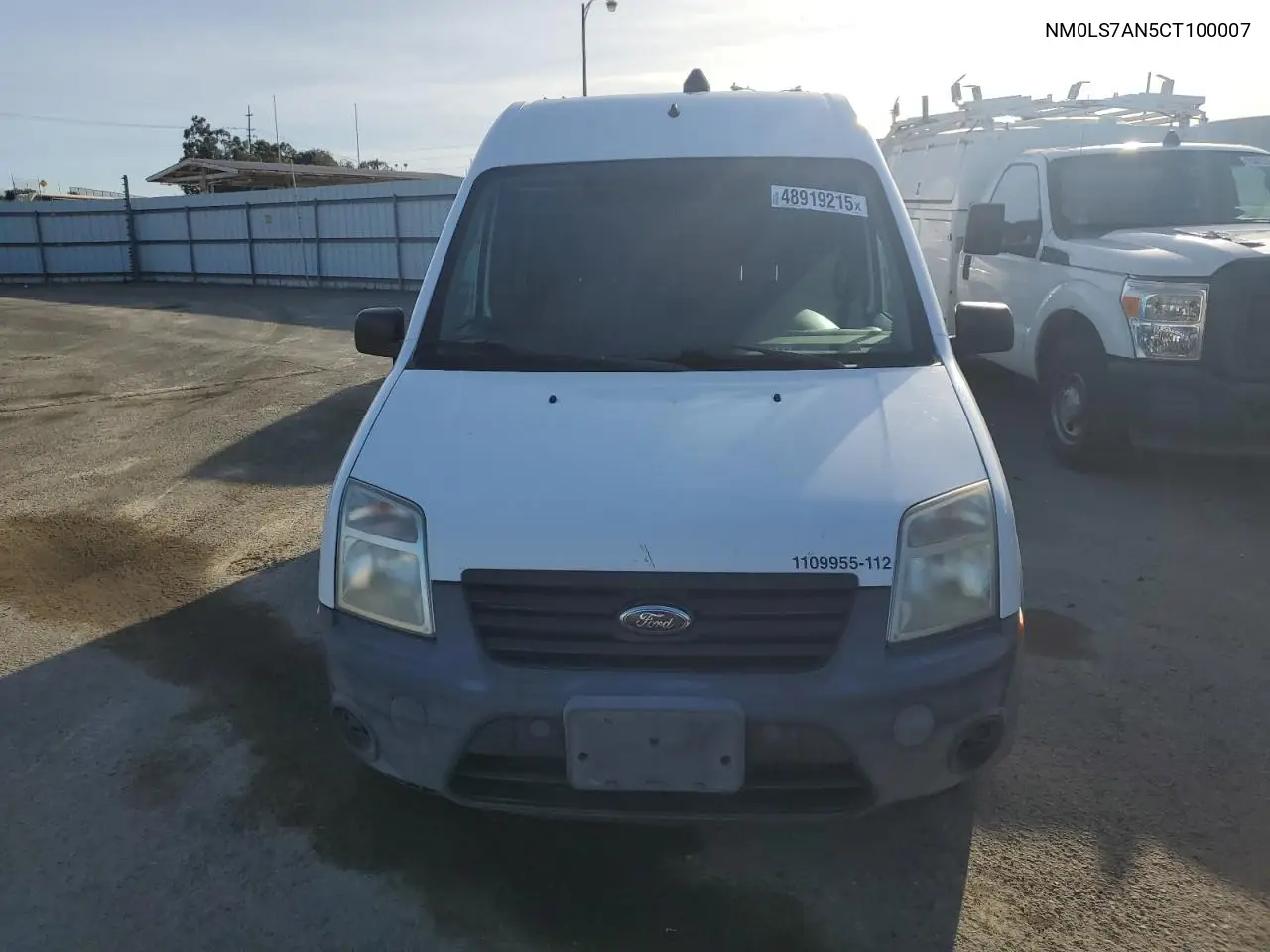 2012 Ford Transit Connect Xl VIN: NM0LS7AN5CT100007 Lot: 48919215