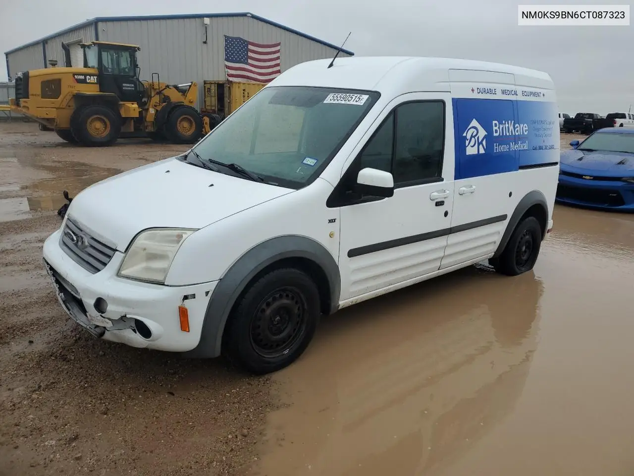 2012 Ford Transit Connect Xlt VIN: NM0KS9BN6CT087323 Lot: 55590515