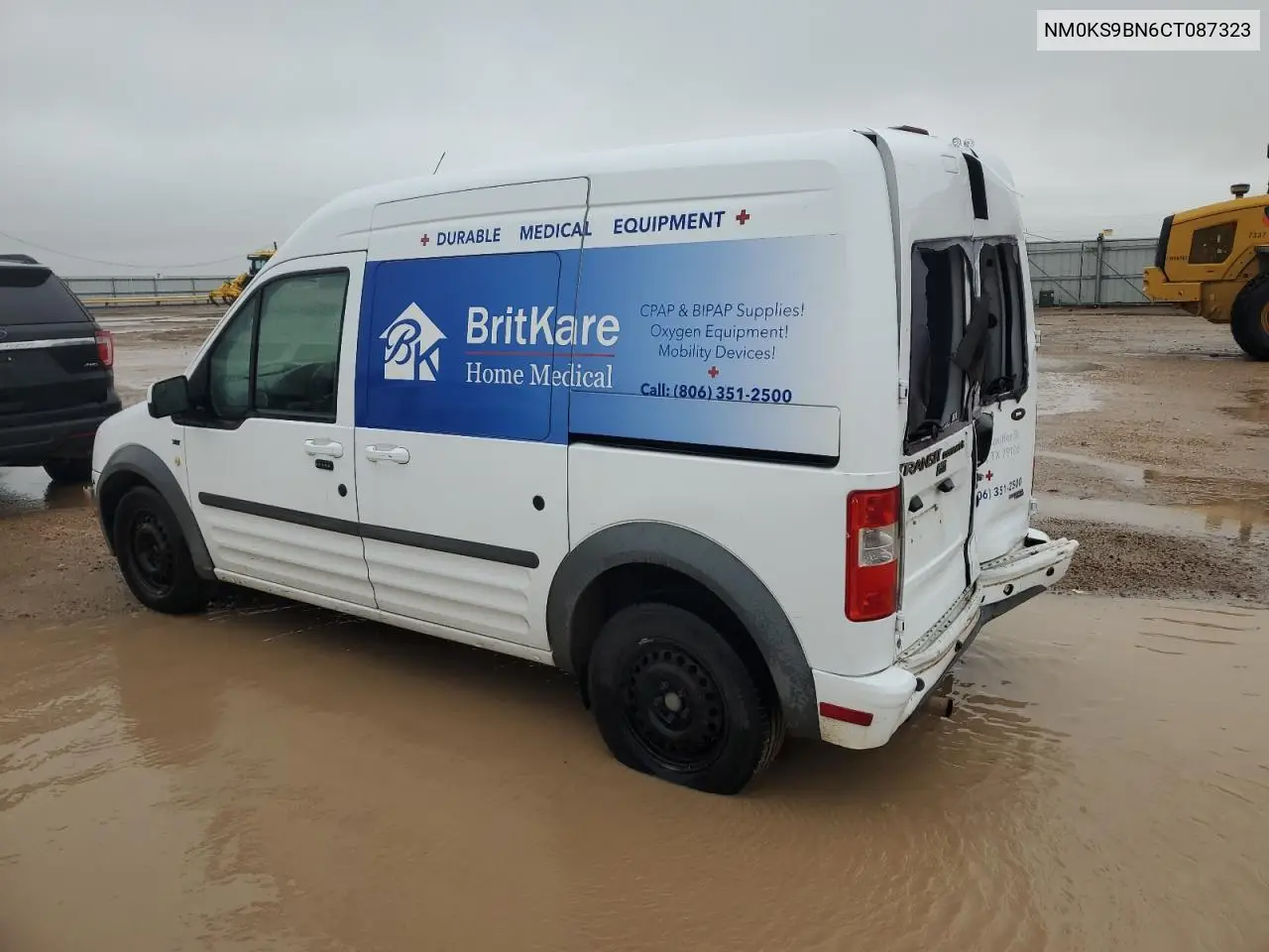2012 Ford Transit Connect Xlt VIN: NM0KS9BN6CT087323 Lot: 55590515