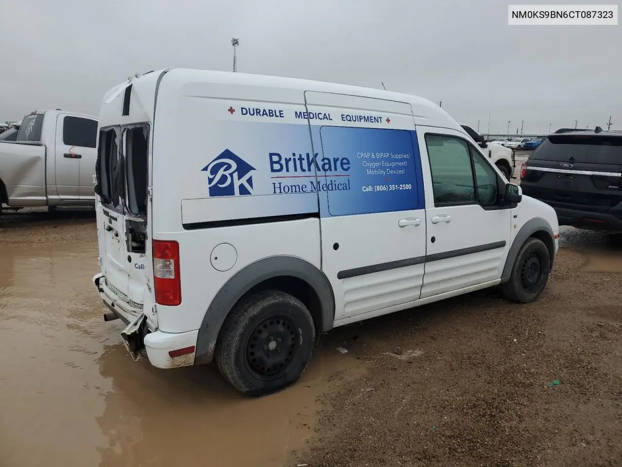 2012 Ford Transit Connect Xlt VIN: NM0KS9BN6CT087323 Lot: 55590515