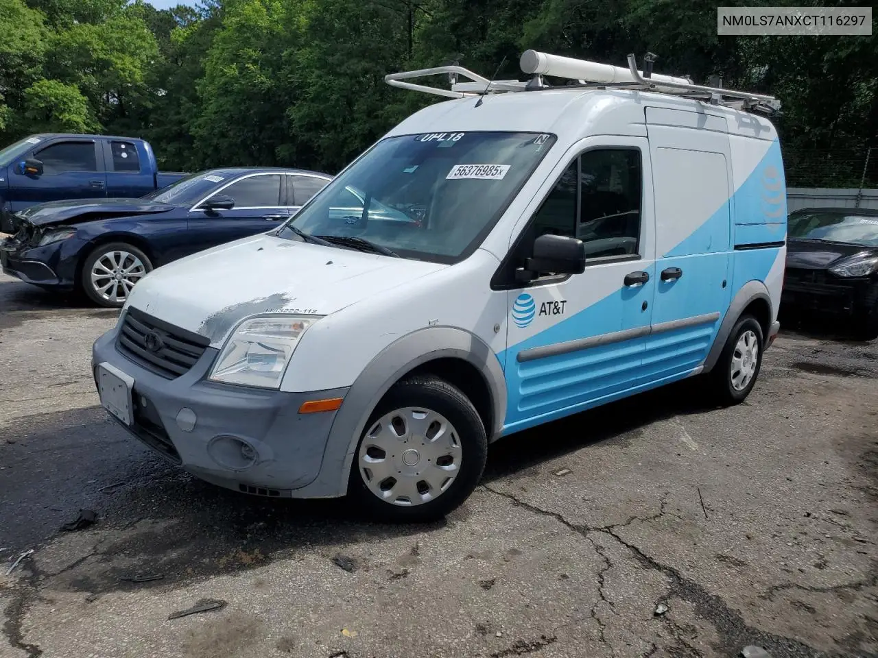 2012 Ford Transit Connect Xl VIN: NM0LS7ANXCT116297 Lot: 56376985