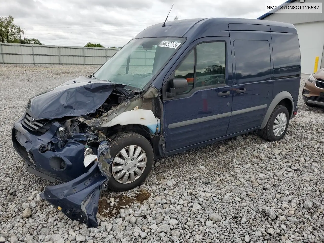 2012 Ford Transit Connect Xlt VIN: NM0LS7DN8CT125687 Lot: 56730665