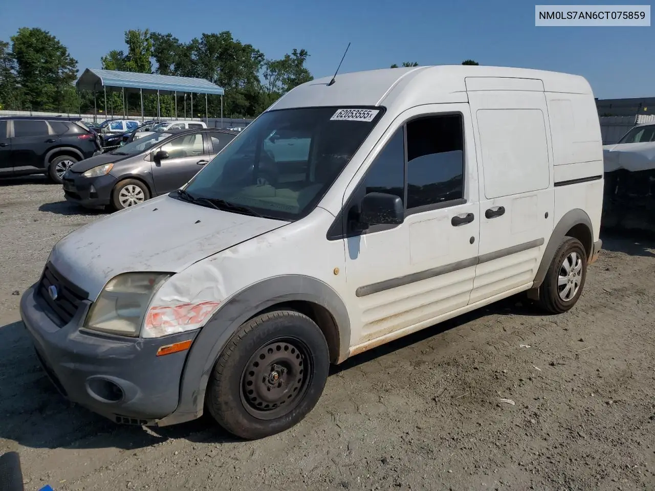 2012 Ford Transit Connect Xl VIN: NM0LS7AN6CT075859 Lot: 62053555