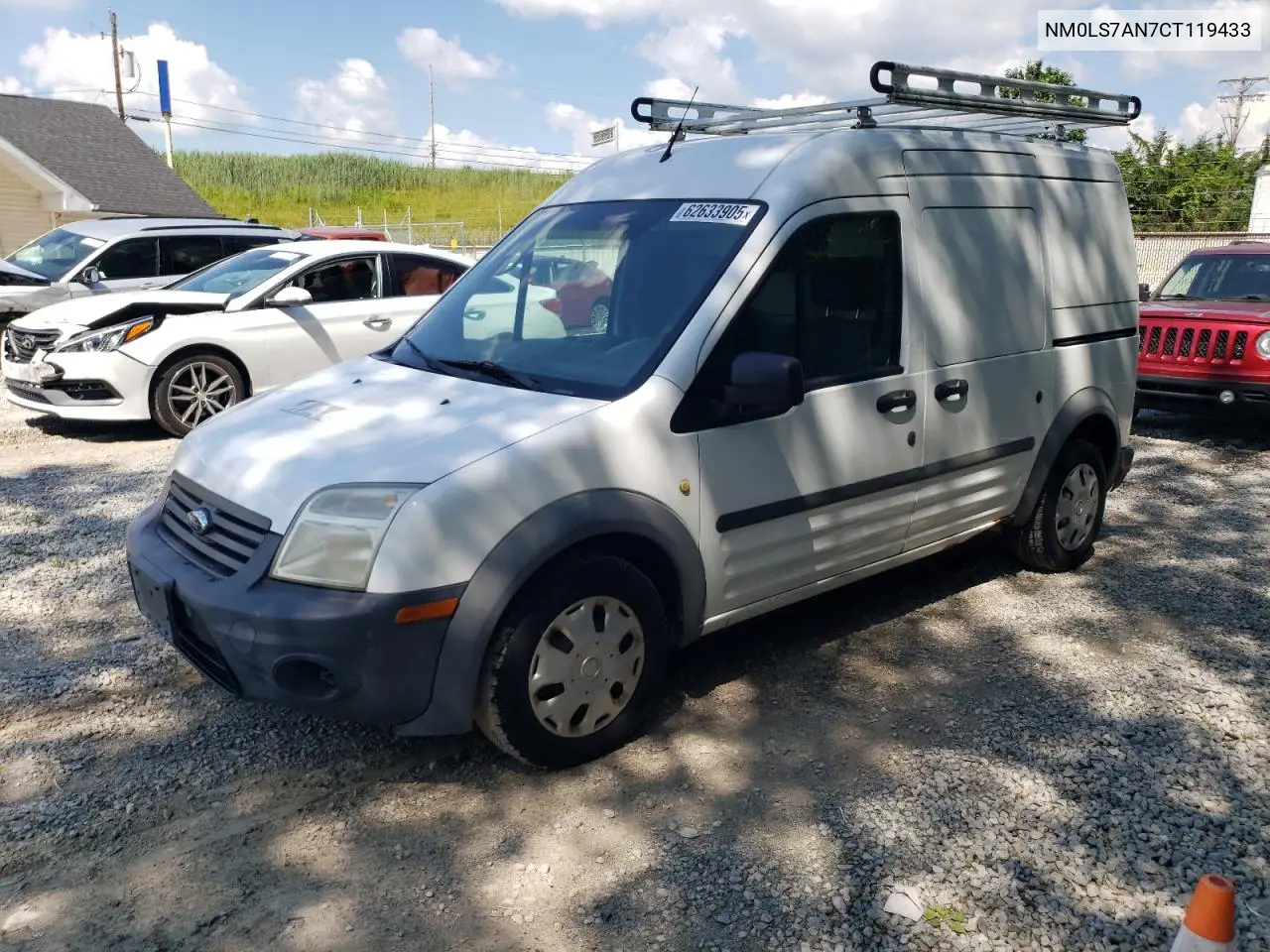 2012 Ford Transit Connect Xl VIN: NM0LS7AN7CT119433 Lot: 62633905