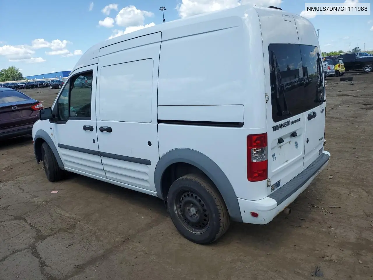 2012 Ford Transit Connect Xlt VIN: NM0LS7DN7CT111988 Lot: 62919845