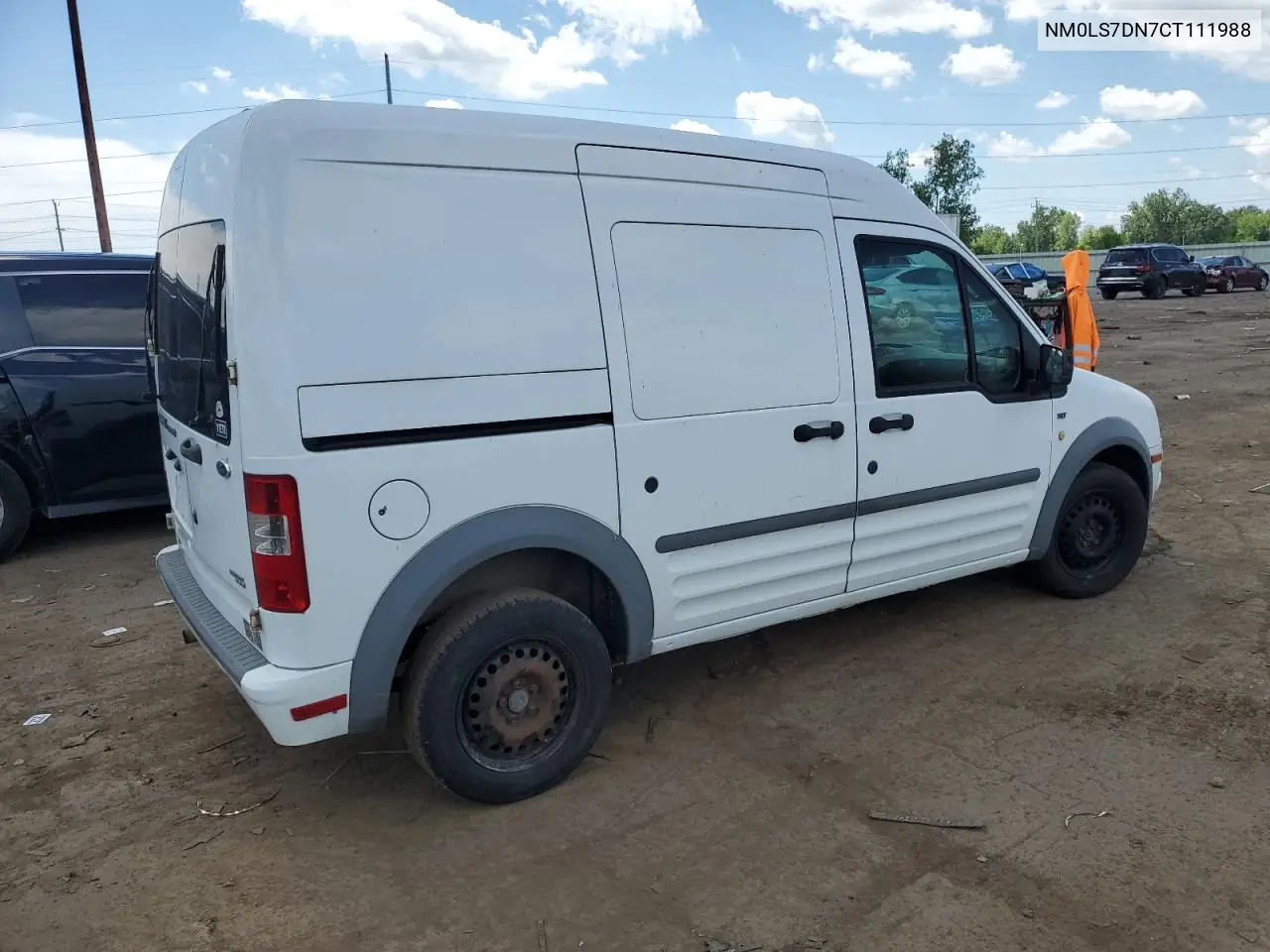 2012 Ford Transit Connect Xlt VIN: NM0LS7DN7CT111988 Lot: 62919845