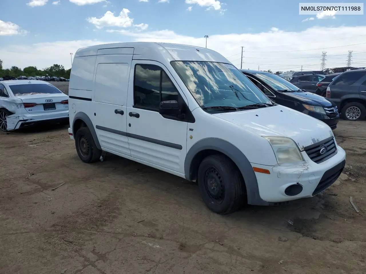 2012 Ford Transit Connect Xlt VIN: NM0LS7DN7CT111988 Lot: 62919845