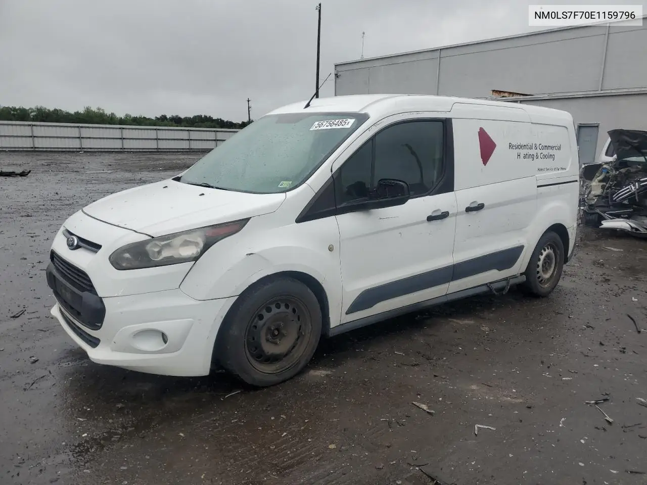 2014 Ford Transit Connect Xlt VIN: NM0LS7F70E1159796 Lot: 56756485