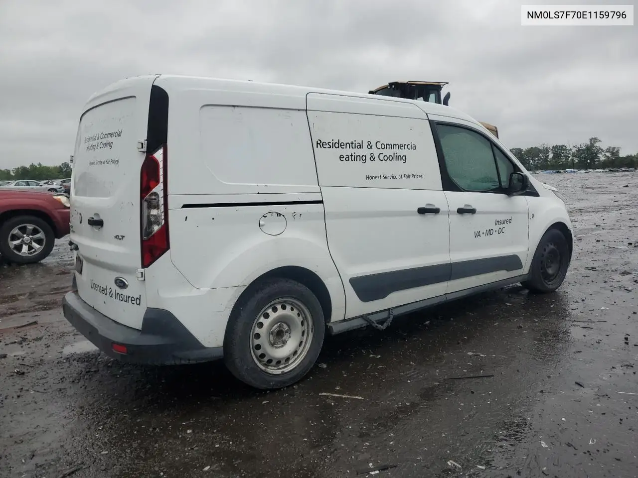 2014 Ford Transit Connect Xlt VIN: NM0LS7F70E1159796 Lot: 56756485