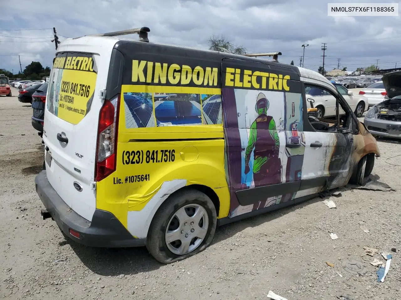 2015 Ford Transit Connect Xlt VIN: NM0LS7FX6F1188365 Lot: 54754025
