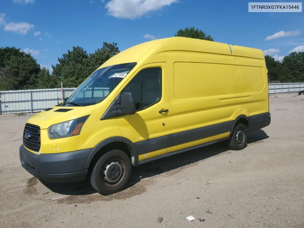 2015 Ford Transit T-250 VIN: 1FTNR3XG7FKA15446 Lot: 62773095