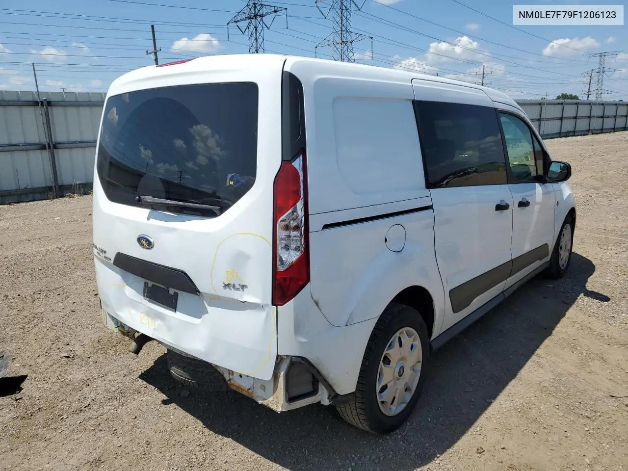 2015 Ford Transit Connect Xlt VIN: NM0LE7F79F1206123 Lot: 62928165