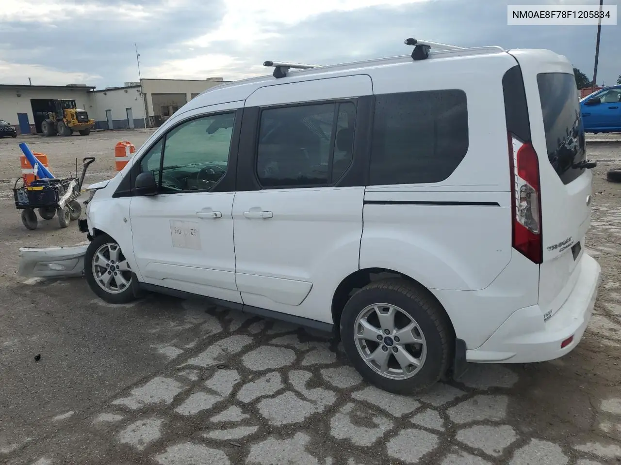 2015 Ford Transit Connect Xlt VIN: NM0AE8F78F1205834 Lot: 62944375