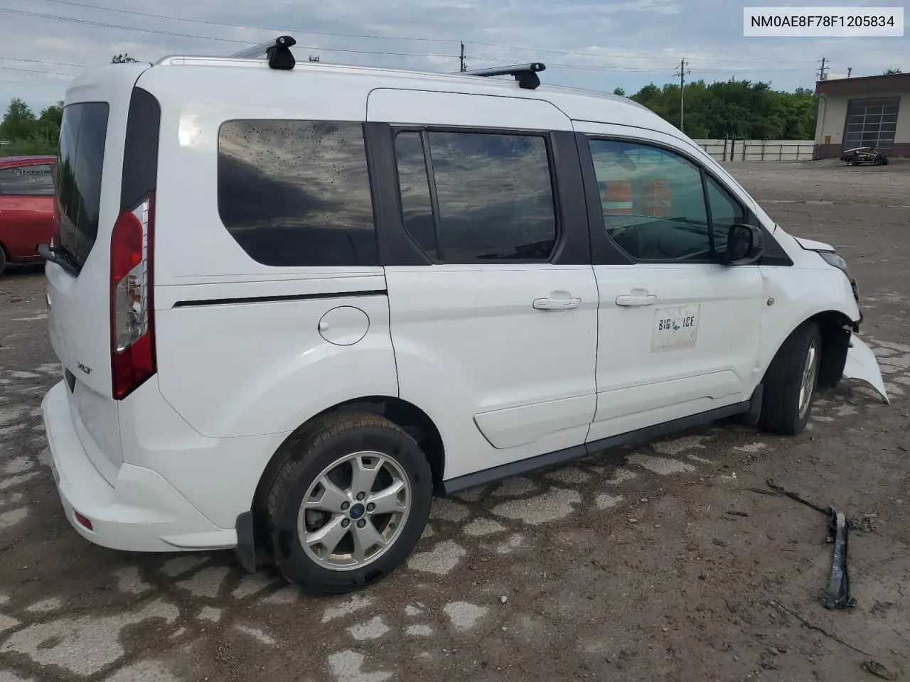 2015 Ford Transit Connect Xlt VIN: NM0AE8F78F1205834 Lot: 62944375