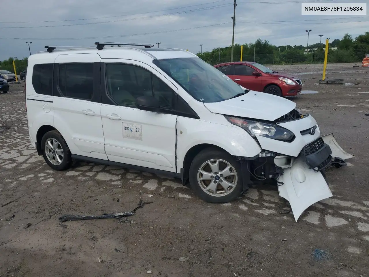 2015 Ford Transit Connect Xlt VIN: NM0AE8F78F1205834 Lot: 62944375