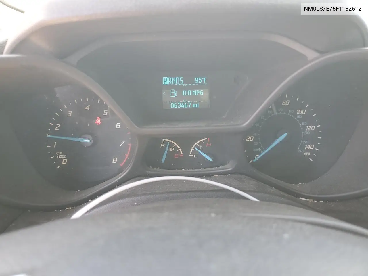 2015 Ford Transit Connect Xl VIN: NM0LS7E75F1182512 Lot: 63387365