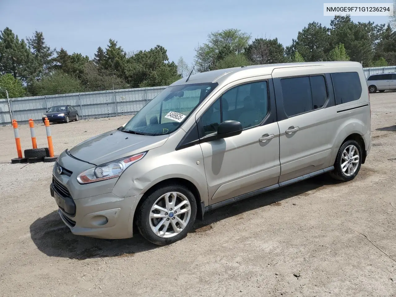 2016 Ford Transit Connect Xlt VIN: NM0GE9F71G1236294 Lot: 54689635