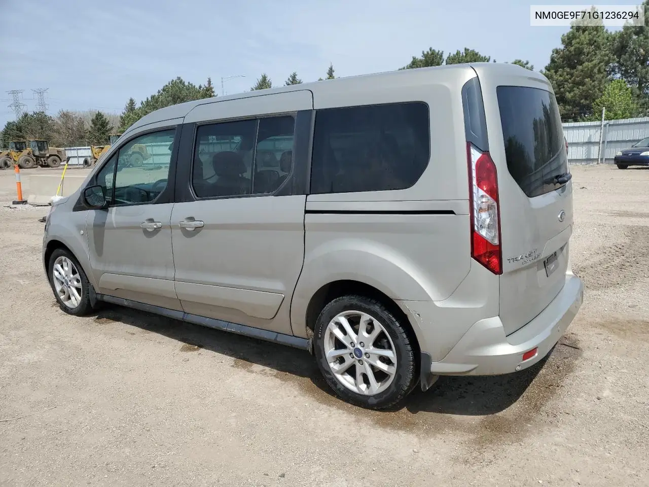 2016 Ford Transit Connect Xlt VIN: NM0GE9F71G1236294 Lot: 54689635