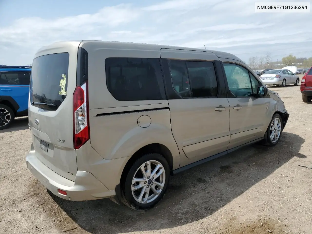2016 Ford Transit Connect Xlt VIN: NM0GE9F71G1236294 Lot: 54689635