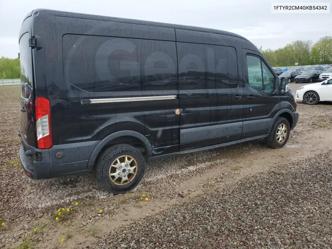 2016 Ford Transit T-250 VIN: 1FTYR2CM4GKB54342 Lot: 55513655