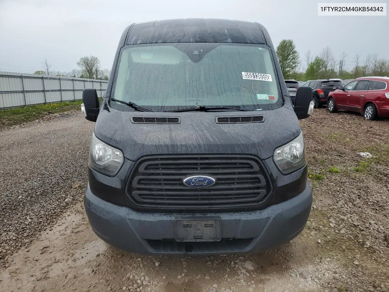 2016 Ford Transit T-250 VIN: 1FTYR2CM4GKB54342 Lot: 55513655