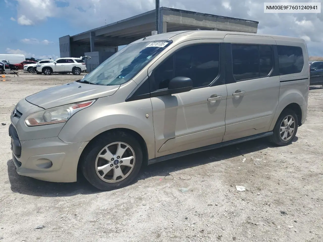 2016 Ford Transit Connect Xlt VIN: NM0GE9F76G1240941 Lot: 56318135