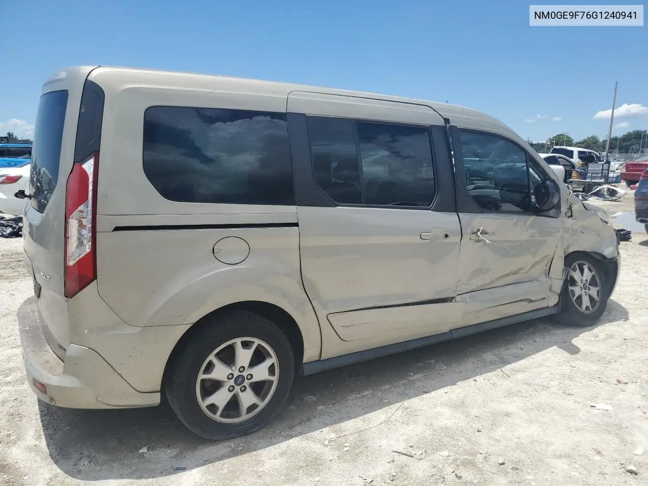 2016 Ford Transit Connect Xlt VIN: NM0GE9F76G1240941 Lot: 56318135