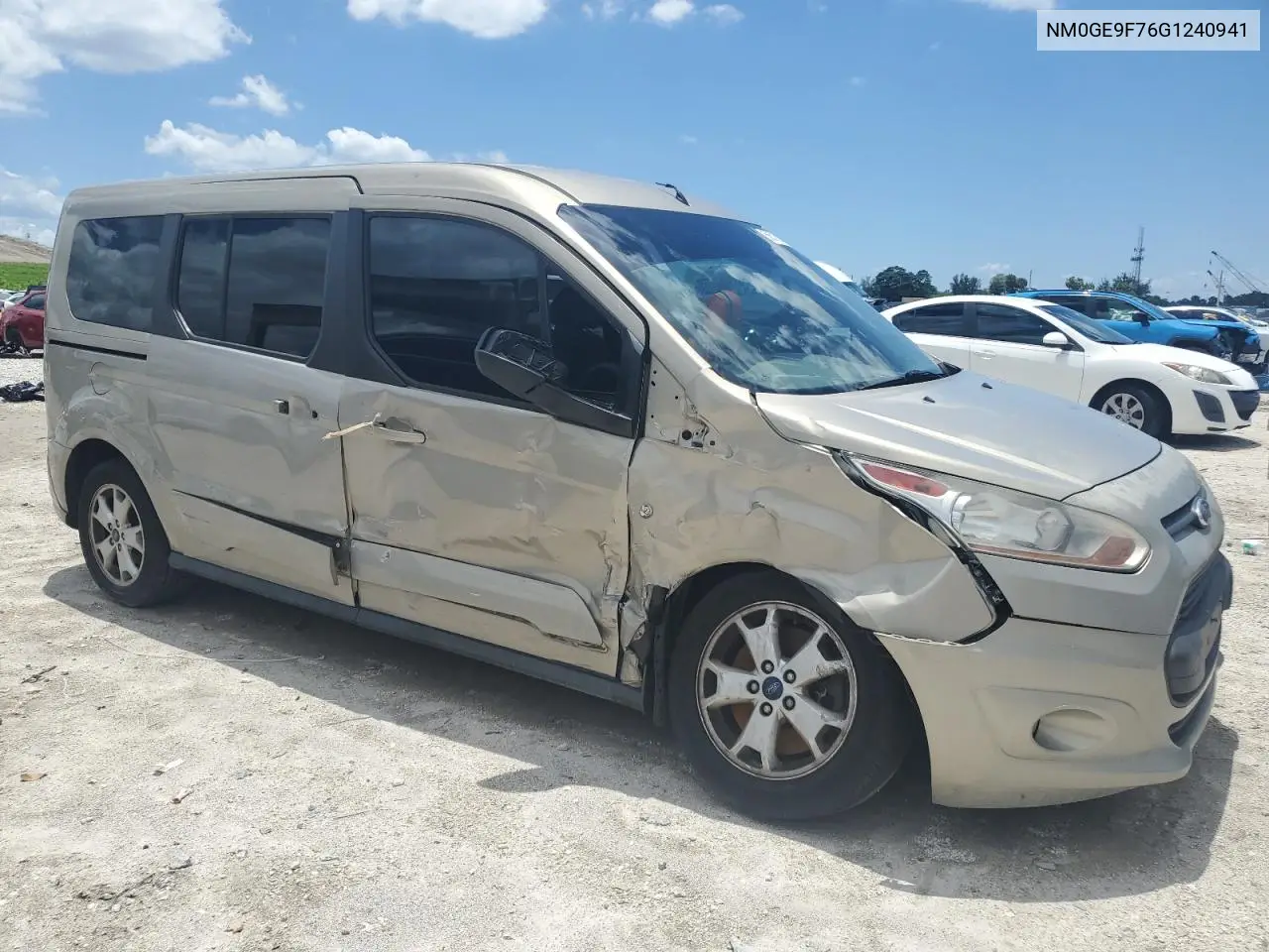 2016 Ford Transit Connect Xlt VIN: NM0GE9F76G1240941 Lot: 56318135
