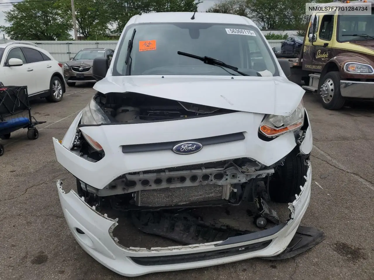 2016 Ford Transit Connect Xlt VIN: NM0LS7F77G1284734 Lot: 56360115
