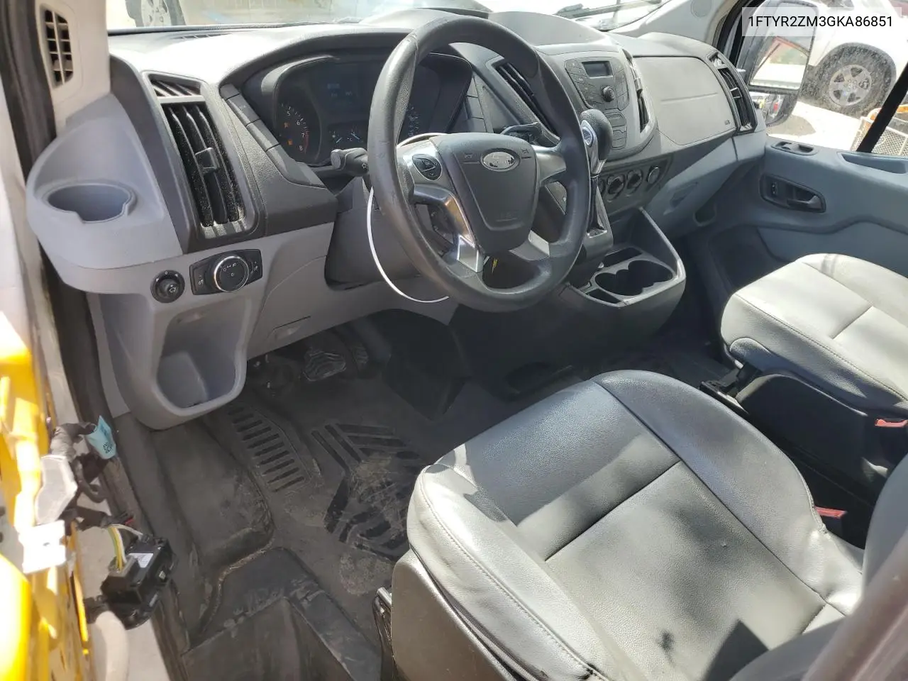 2016 Ford Transit T-250 VIN: 1FTYR2ZM3GKA86851 Lot: 56586895
