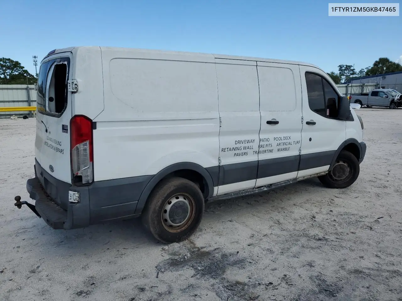 2016 Ford Transit T-250 VIN: 1FTYR1ZM5GKB47465 Lot: 56672725