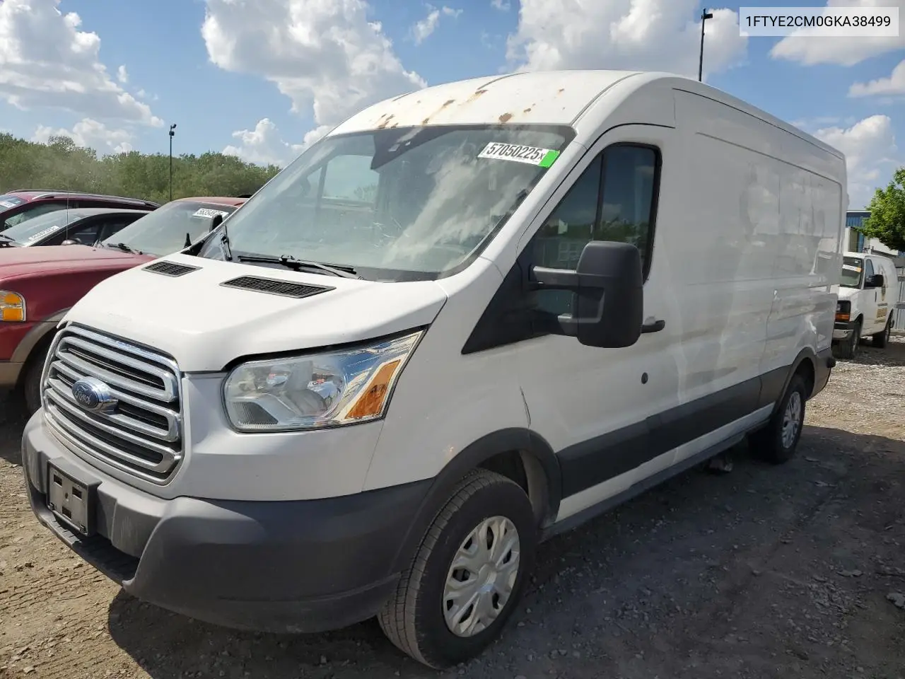 2016 Ford Transit T-150 VIN: 1FTYE2CM0GKA38499 Lot: 57050225
