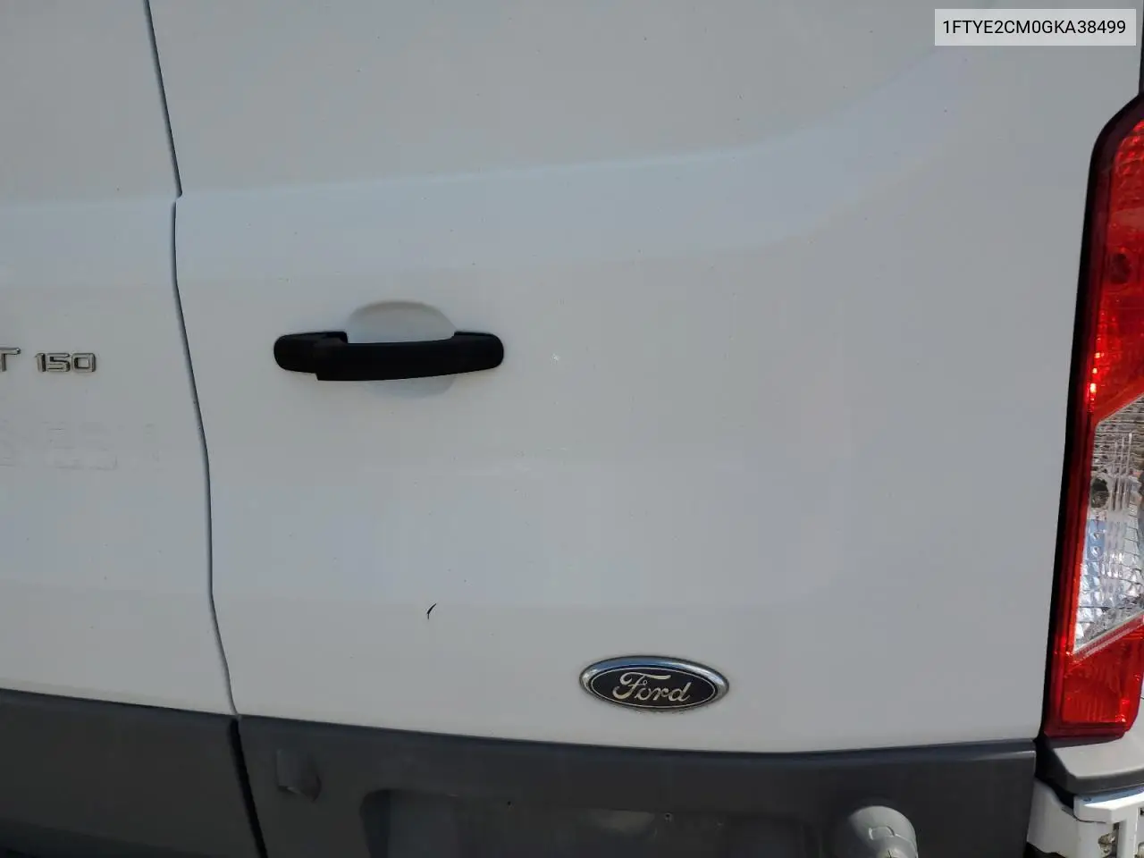 2016 Ford Transit T-150 VIN: 1FTYE2CM0GKA38499 Lot: 57050225