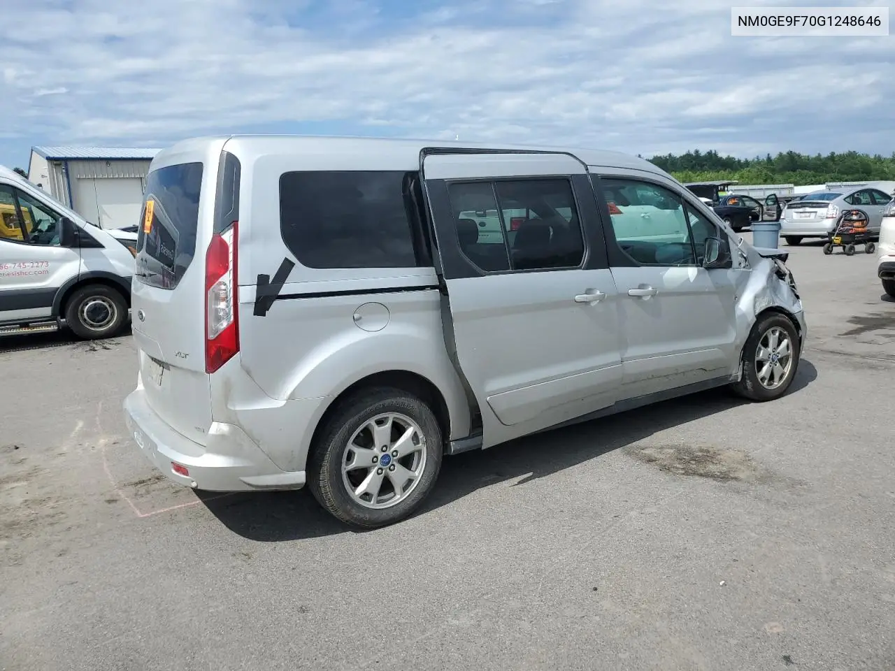 2016 Ford Transit Connect Xlt VIN: NM0GE9F70G1248646 Lot: 62131285