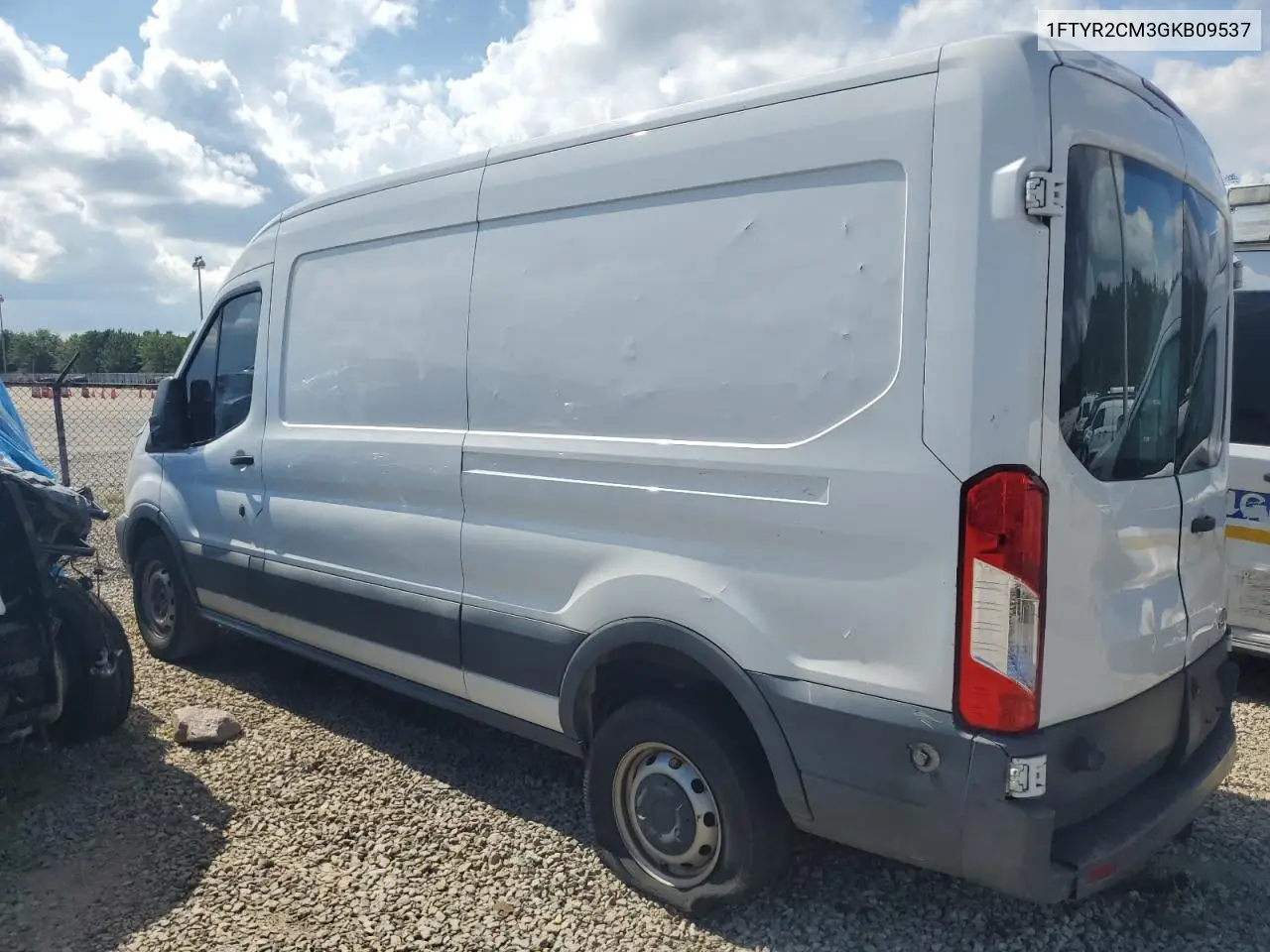 2016 Ford Transit T-250 VIN: 1FTYR2CM3GKB09537 Lot: 62279665