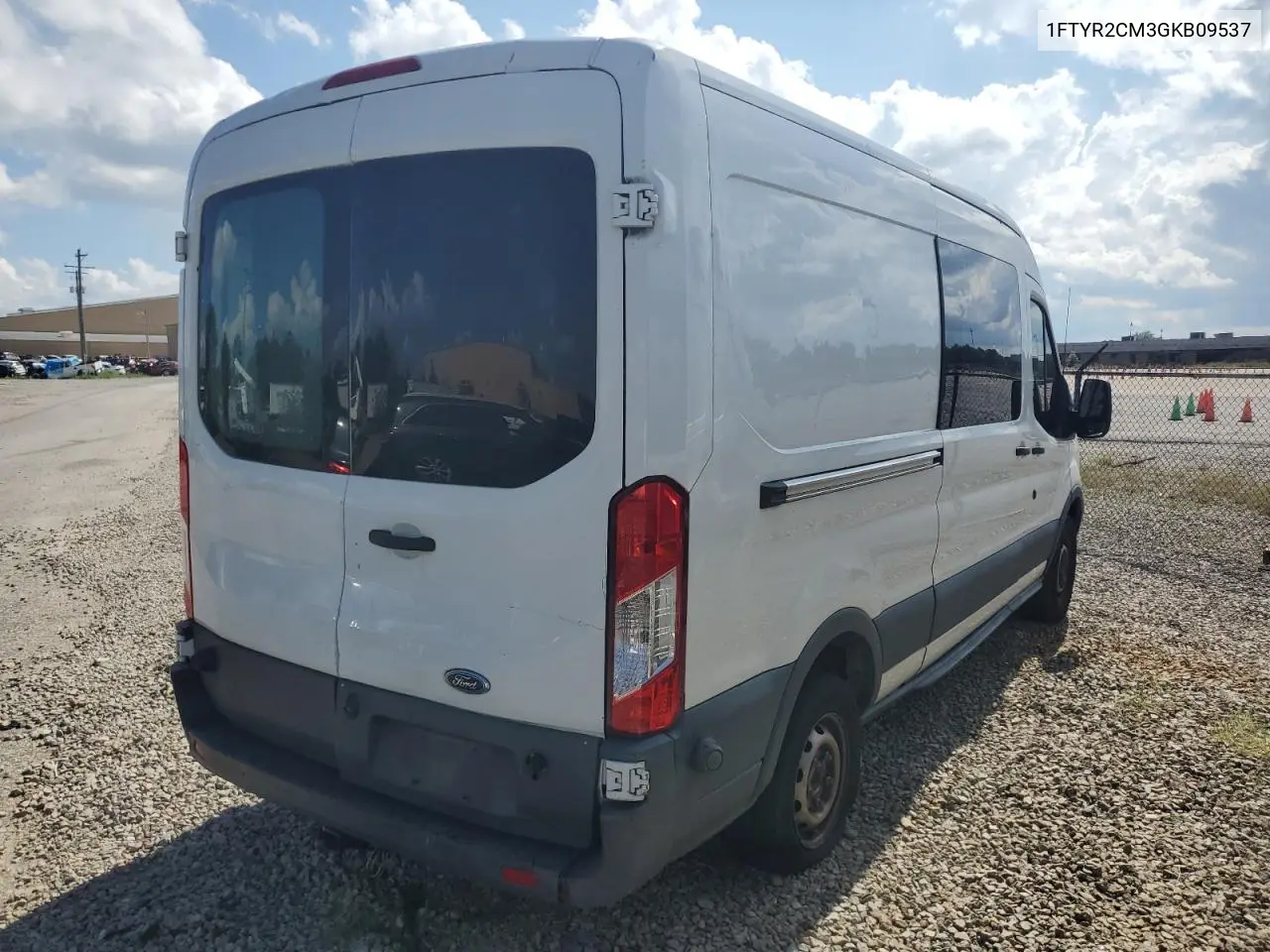 2016 Ford Transit T-250 VIN: 1FTYR2CM3GKB09537 Lot: 62279665