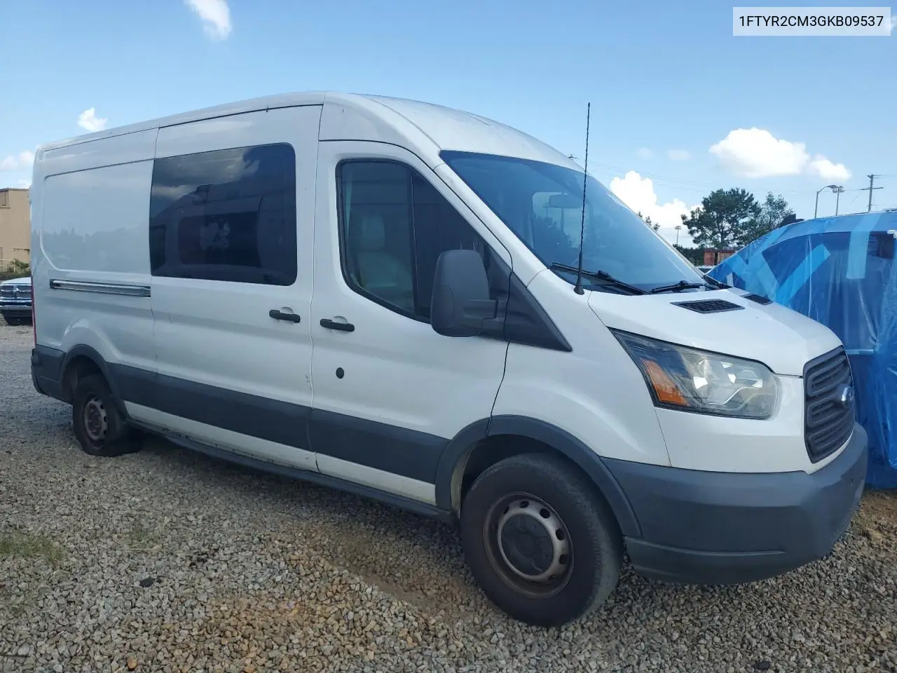 2016 Ford Transit T-250 VIN: 1FTYR2CM3GKB09537 Lot: 62279665