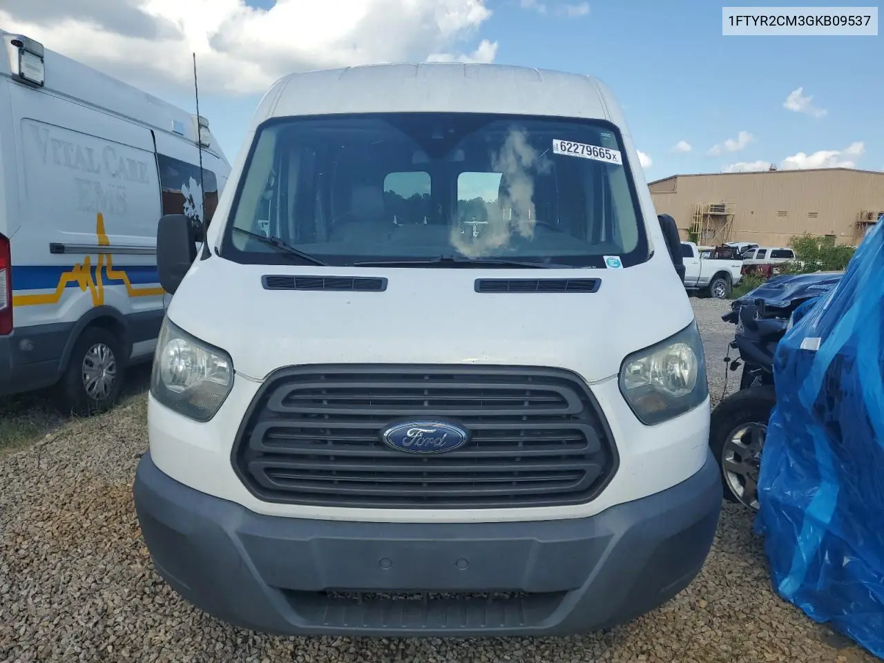 2016 Ford Transit T-250 VIN: 1FTYR2CM3GKB09537 Lot: 62279665