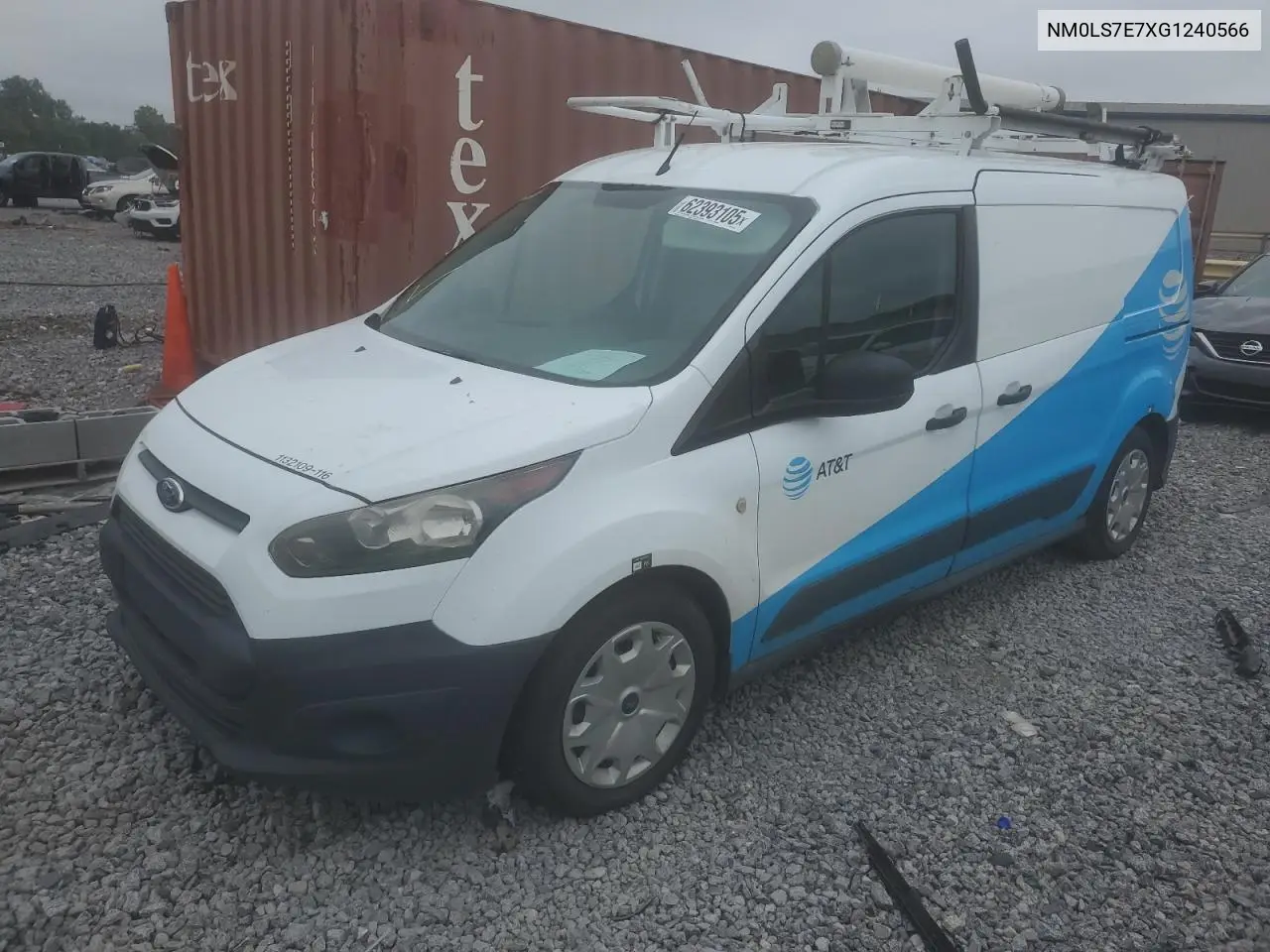 2016 Ford Transit Connect Xl VIN: NM0LS7E7XG1240566 Lot: 62393105