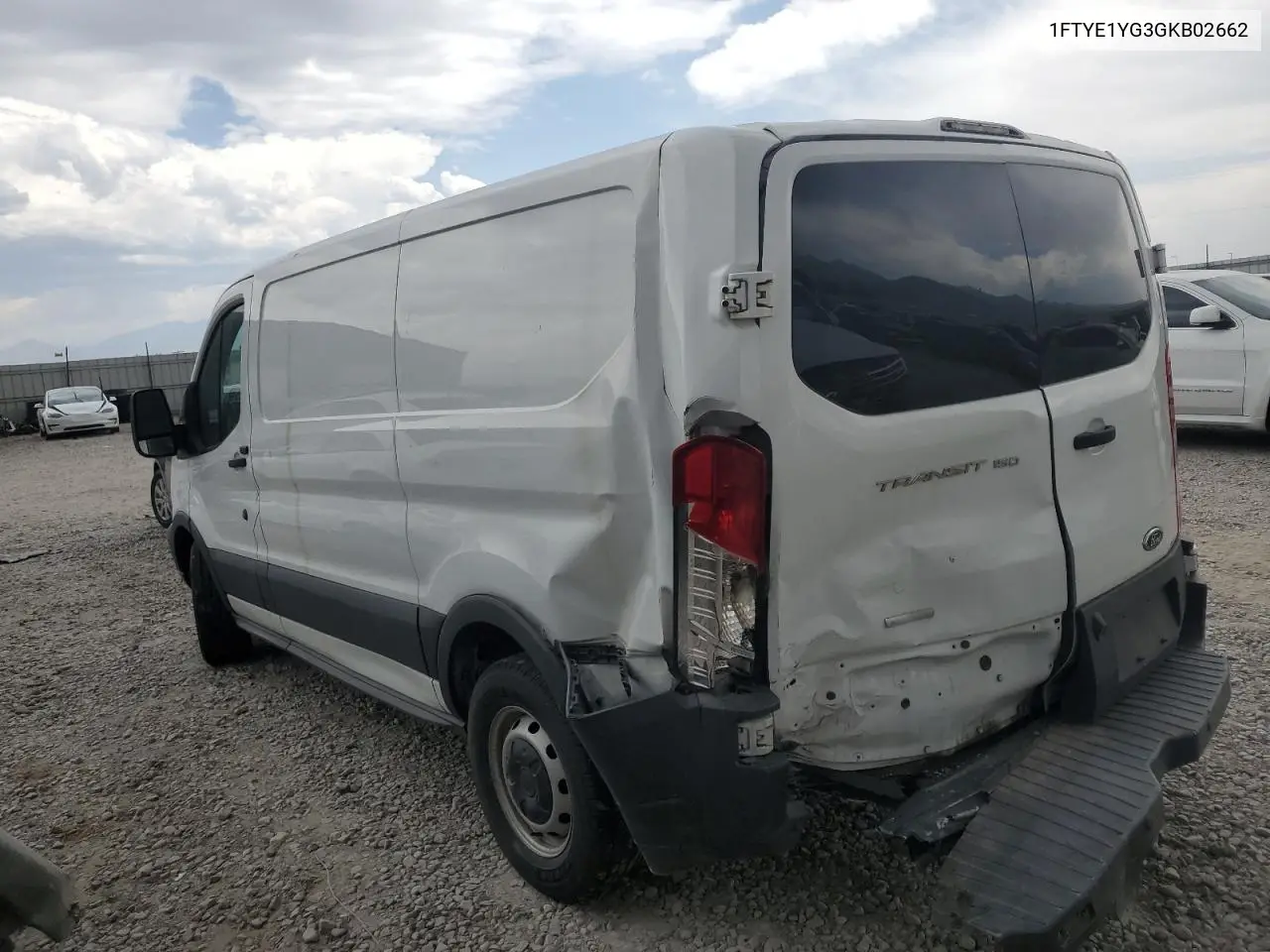 2016 Ford Transit T-150 VIN: 1FTYE1YG3GKB02662 Lot: 62590735
