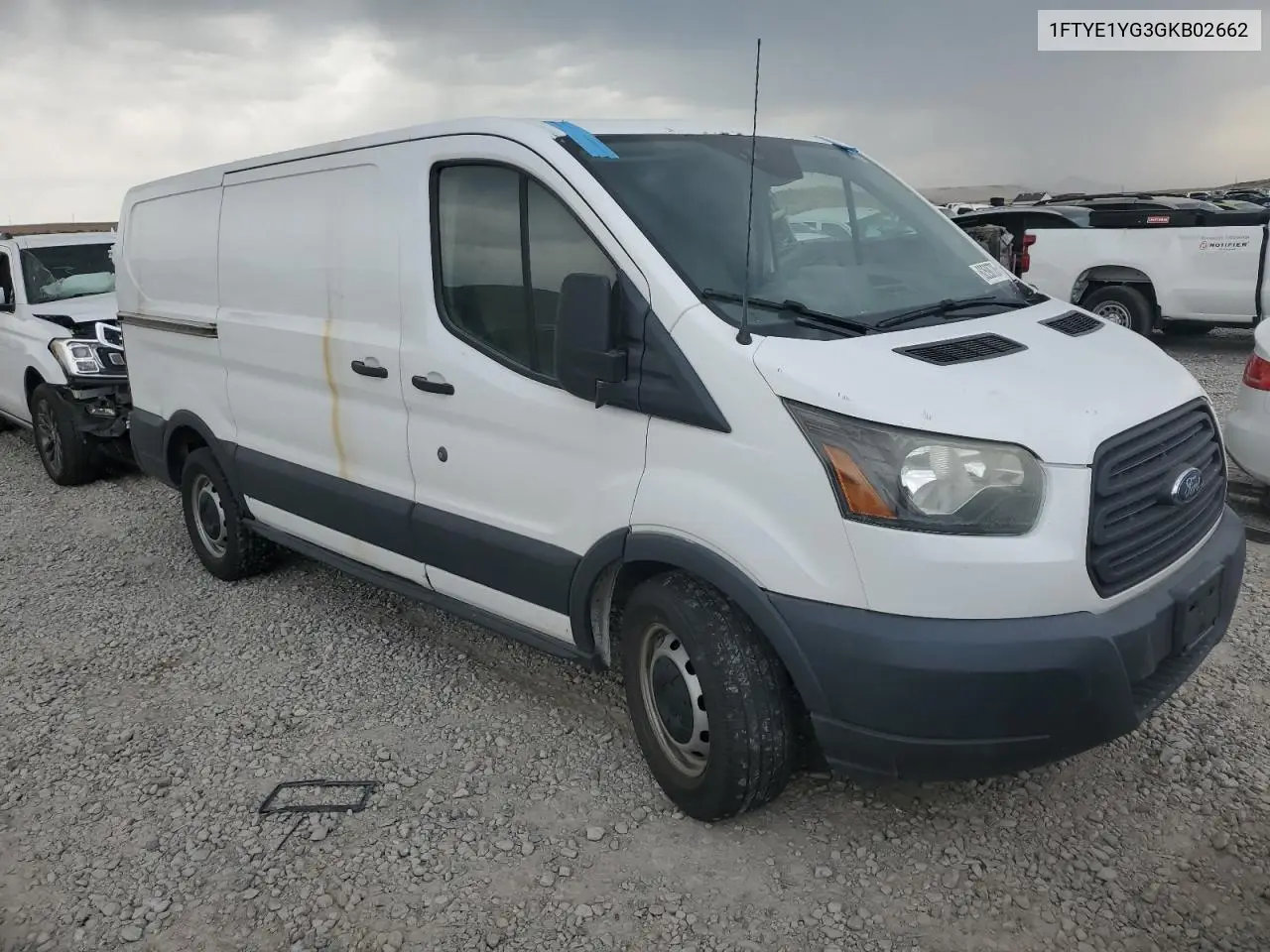 2016 Ford Transit T-150 VIN: 1FTYE1YG3GKB02662 Lot: 62590735