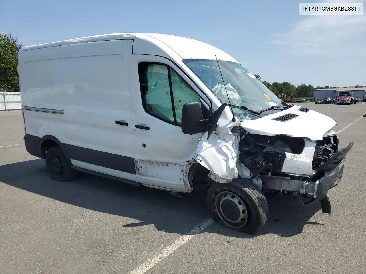 2016 Ford Transit T-250 VIN: 1FTYR1CM3GKB28311 Lot: 62732685