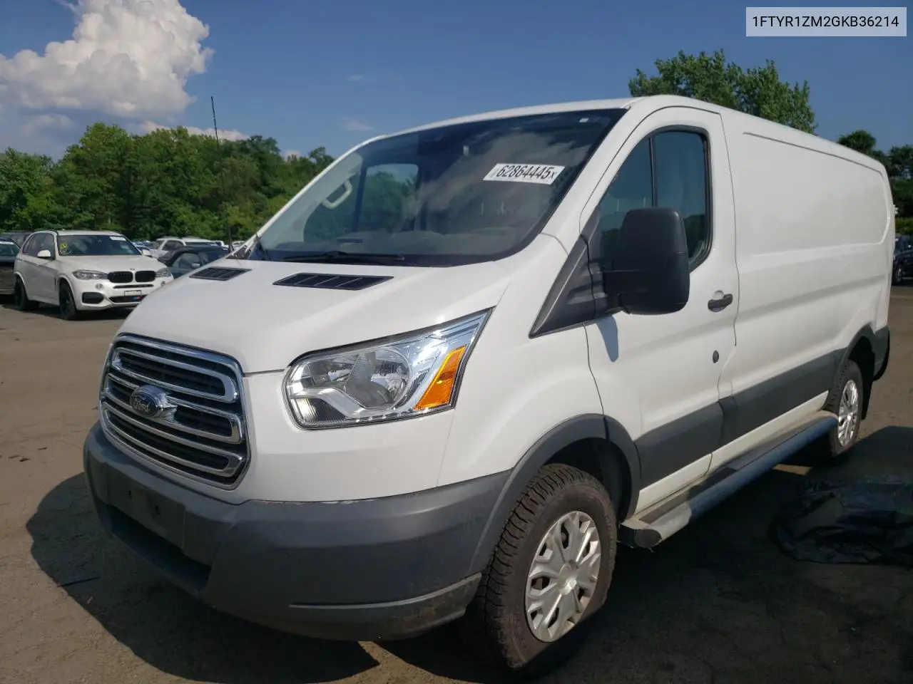 2016 Ford Transit T-250 VIN: 1FTYR1ZM2GKB36214 Lot: 62864445