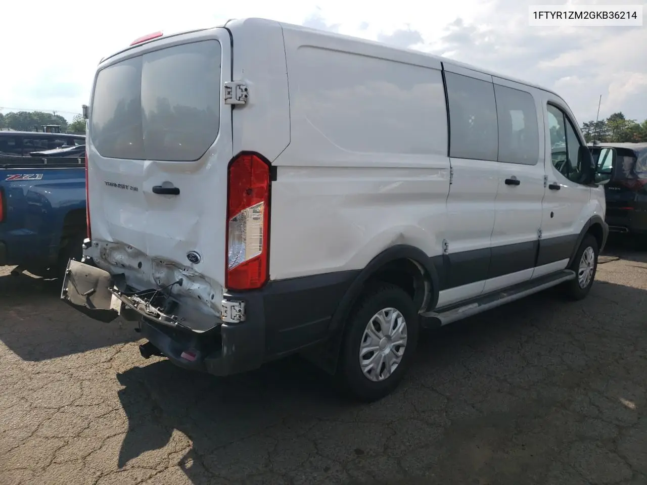 2016 Ford Transit T-250 VIN: 1FTYR1ZM2GKB36214 Lot: 62864445