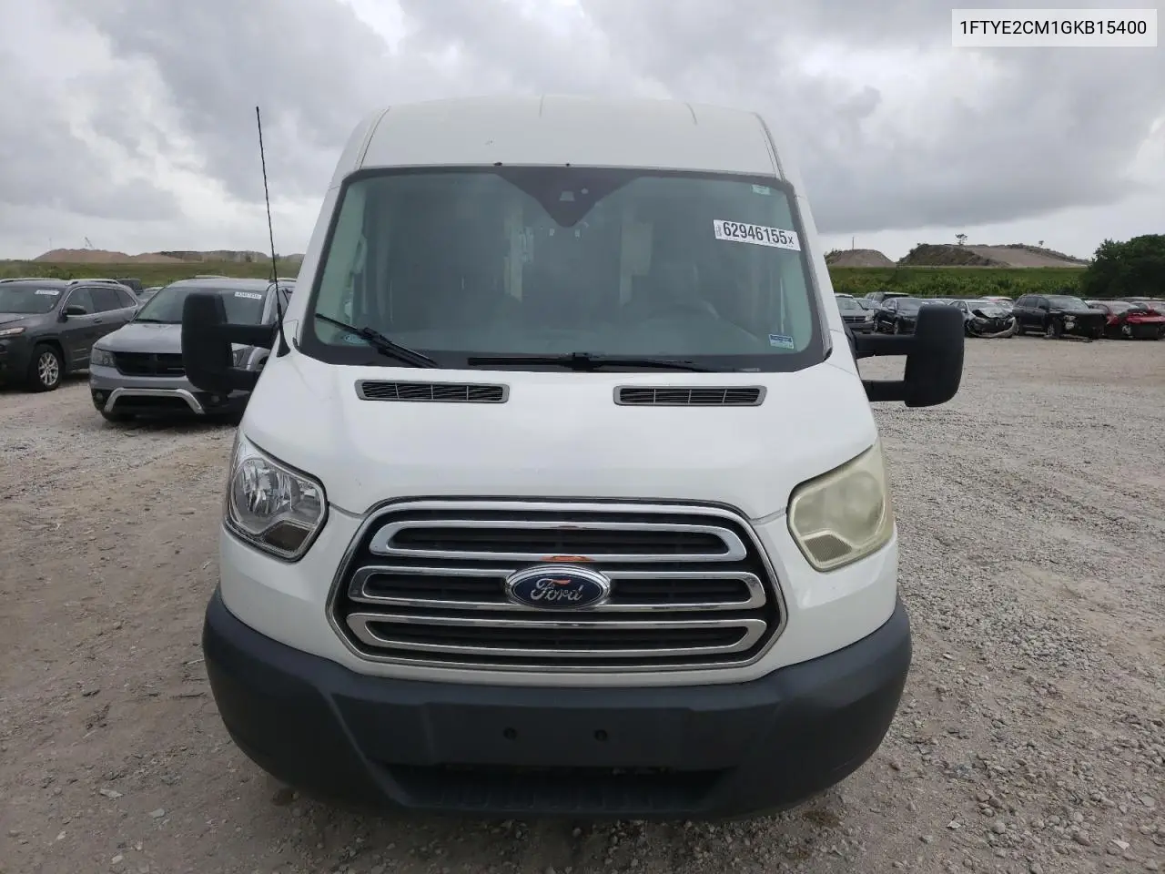 2016 Ford Transit T-150 VIN: 1FTYE2CM1GKB15400 Lot: 62946155